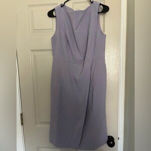 Sleeveless Lavender Sheath Dress